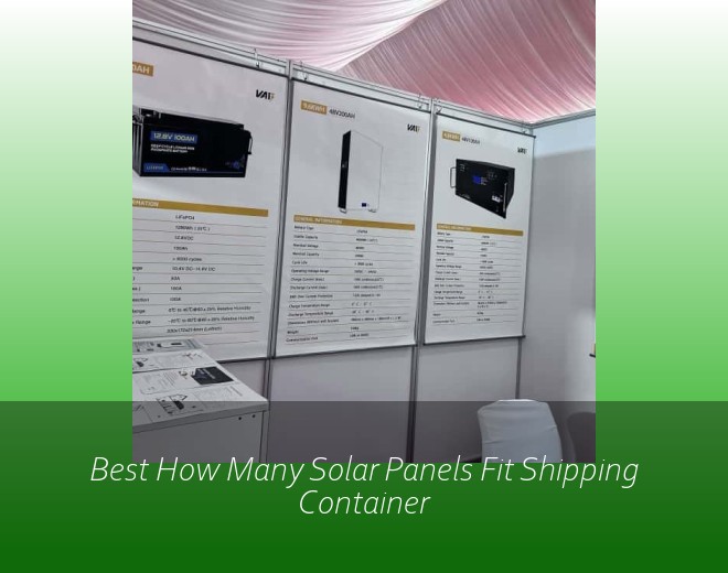 Best How Many Solar Panels Fit Shipping Container